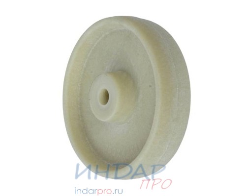 160х42х20-HT(б) Колеса для колбасных рам, тележек для фарша - чебурашек (полиамид, до 170°С), белые